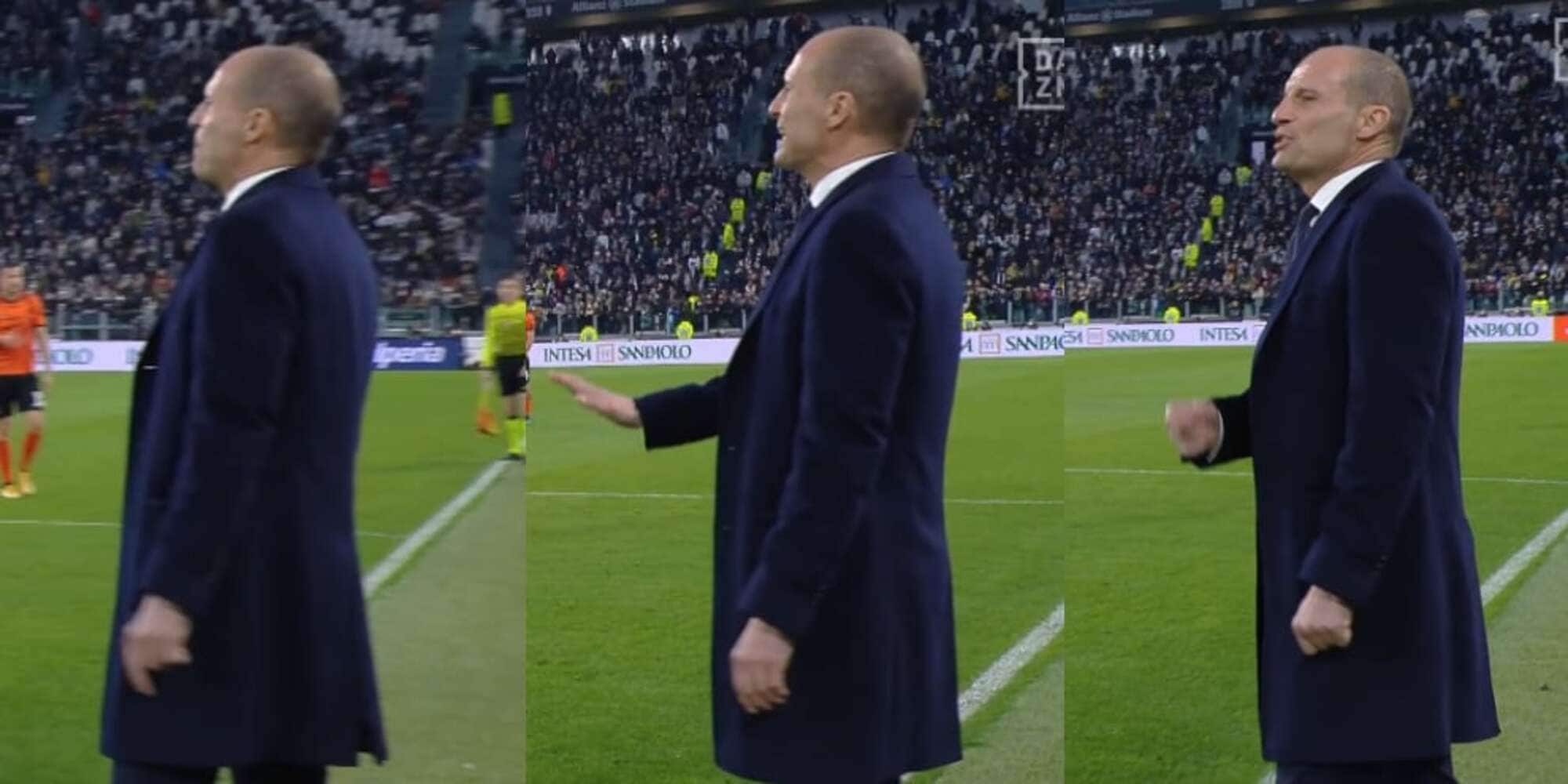 Allegri e la frase profetica durante Juve-Spezia che ha scatenato i tifosi