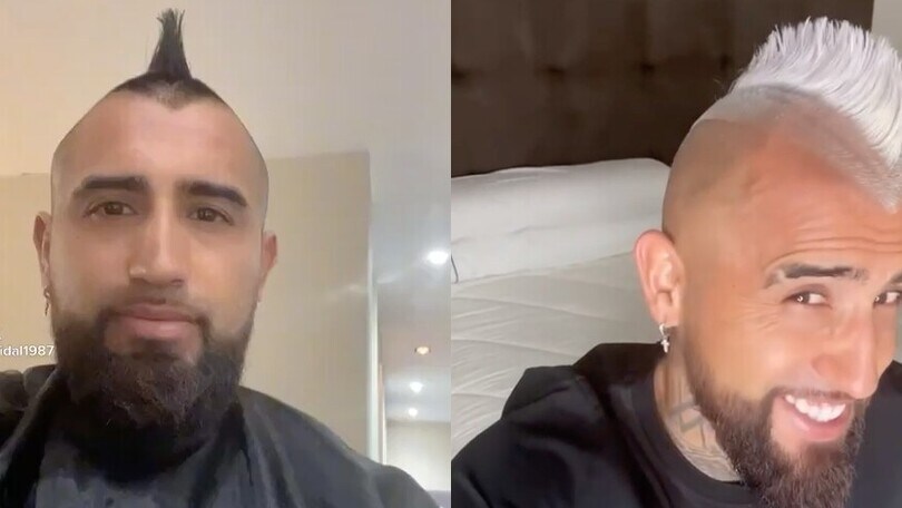 Vidal mostra il suo nuovo look e chiede ai tifosi: "Vi piaccio?"