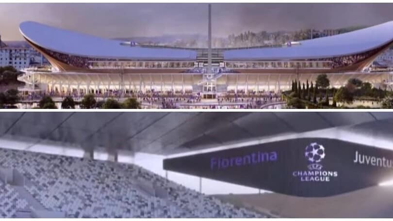 Fiorentina, ecco il nuovo Artemio Franchi: le foto del progetto