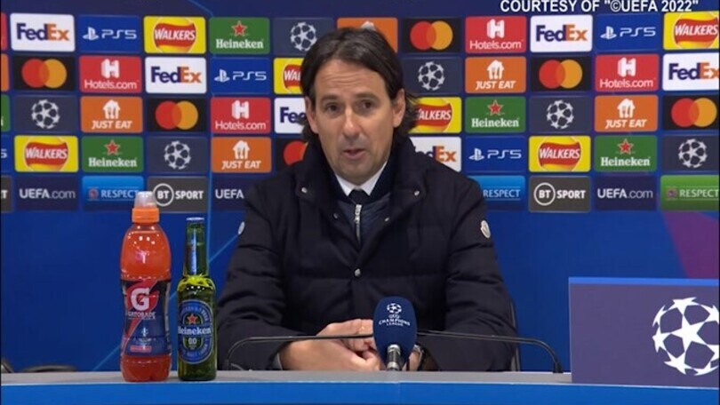 Inzaghi dispiaciuto: "Peccato per la gara di San Siro"
