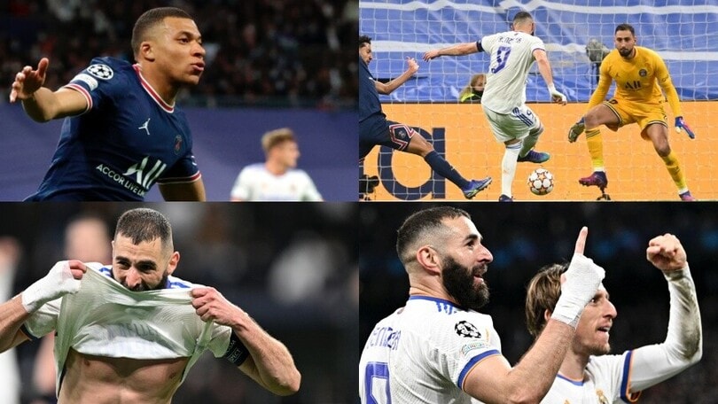 Leggendario Benzema, tripletta al Psg in 17' e Real ai quarti!