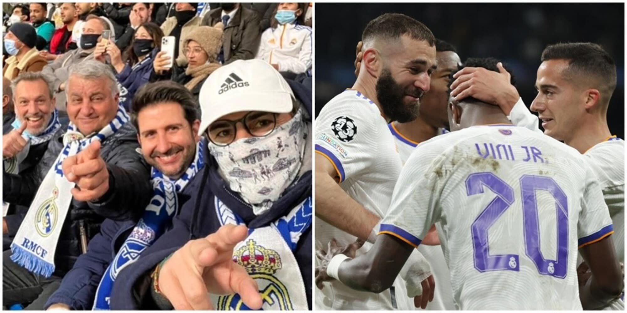 Real-Psg, Casillas esulta mimetizzandosi tra i tifosi