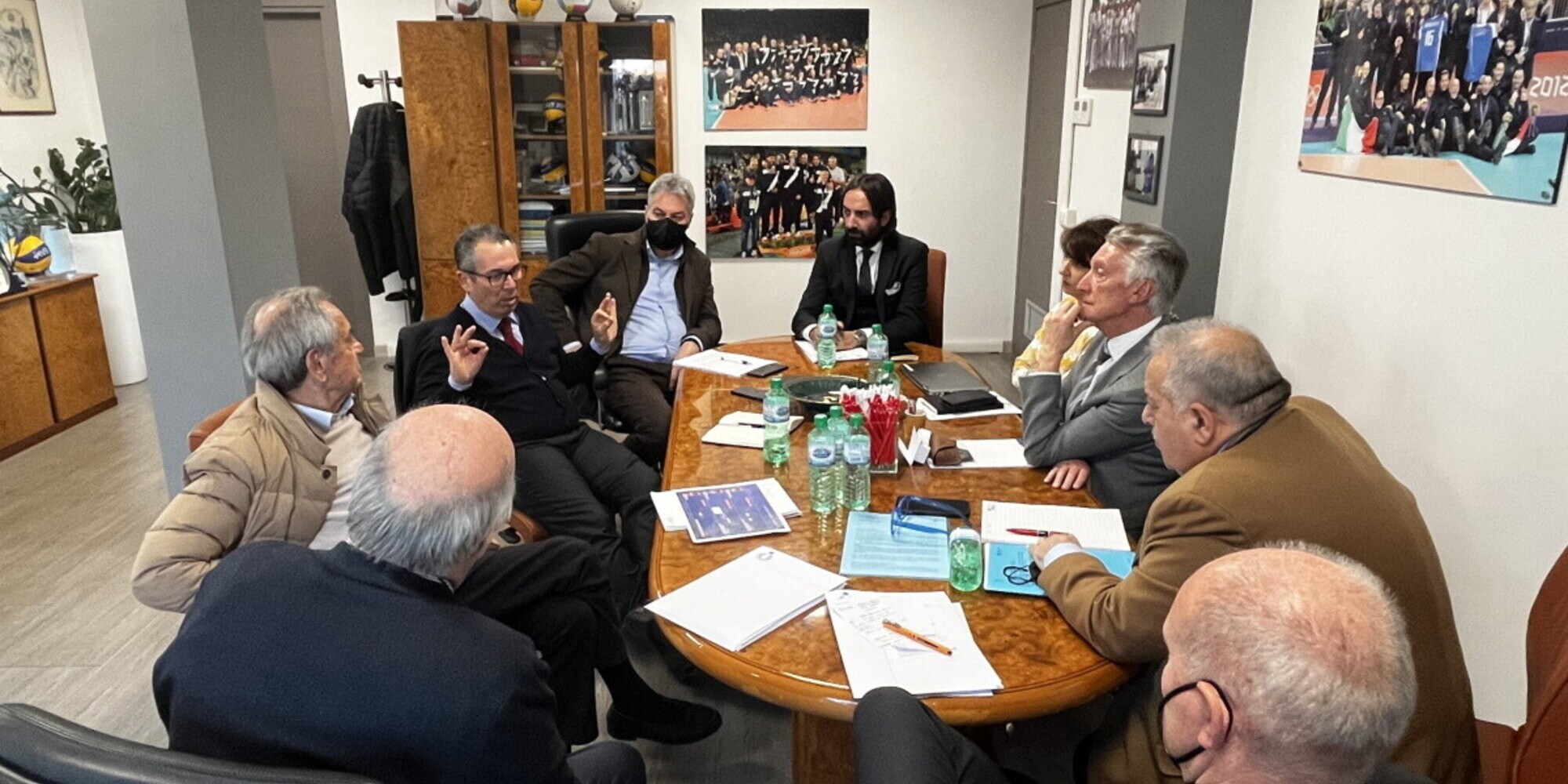 I vertici FIVB hanno incontrato Manfredi