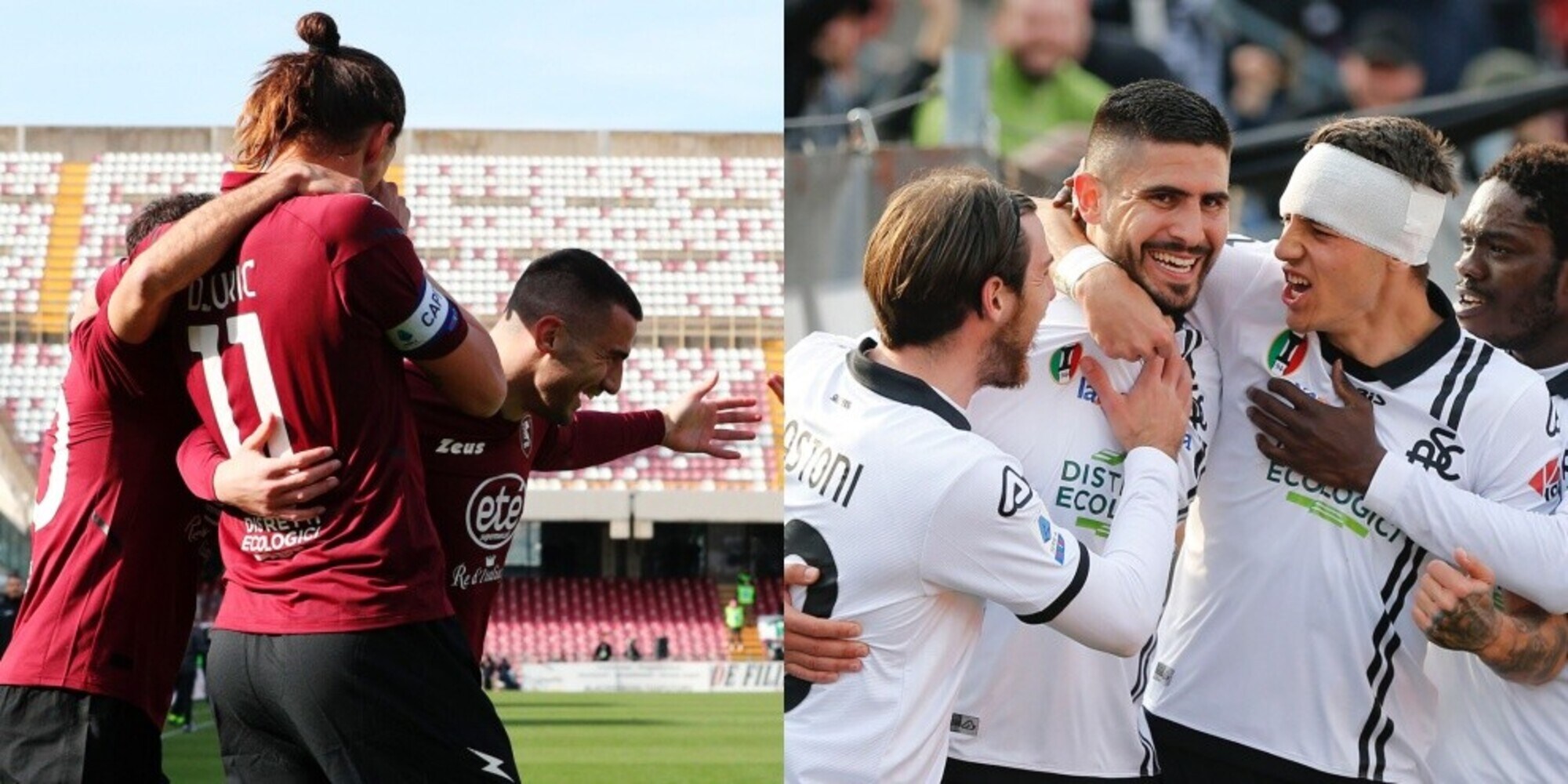 Salernitana, è pari col Sassuolo. Lo Spezia mette ko il Cagliari