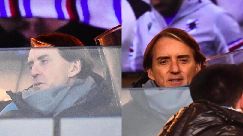 Italia, Mancini in tribuna a Genova per Sampdoria-Juve