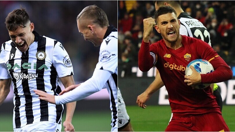 La Roma si salva nel finale: Udinese raggiunta al 94'