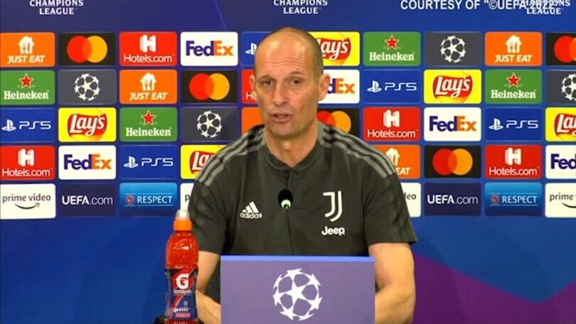 Allegri: "Chiellini, Dybala e Bernardeschi sono a disposizione"
