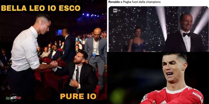 Ronaldo e le ironie social dopo l'eliminazione dalla Champions