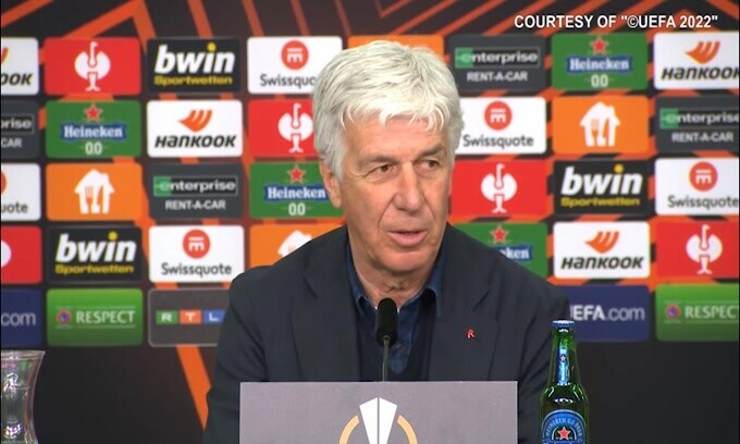 Gasperini: "Atalanta lontana dal pensare vincere l'Europa League"