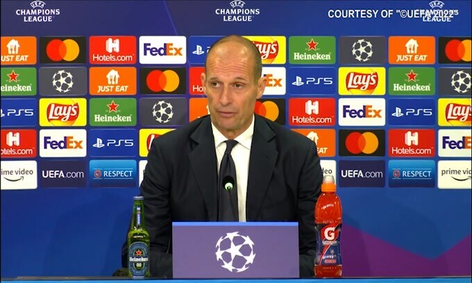 Allegri: "I fischi? Non posso dire nulla ai miei ragazzi"