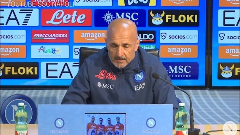 Spalletti: "Scudetto? Se guardiamo la classifica.."