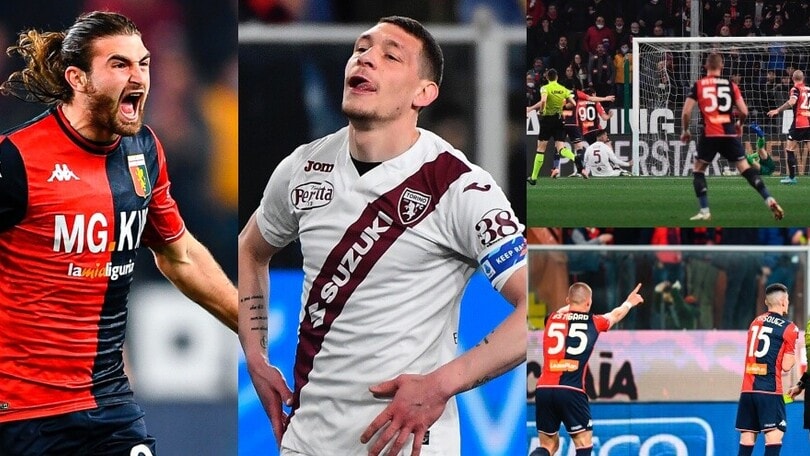 Torino ko col Genoa: primo gol in A di Portanova, Belotti spento