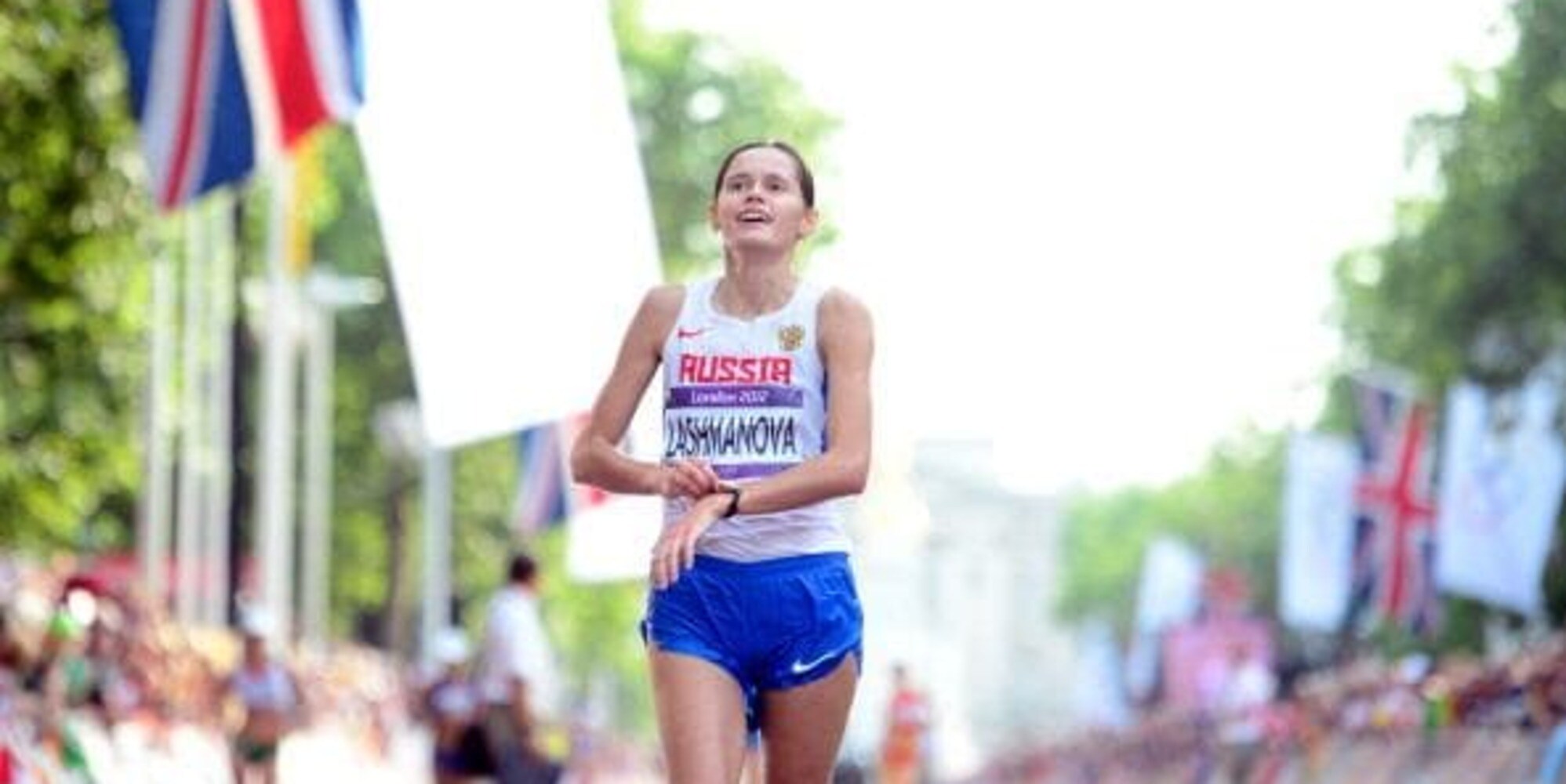 Doping, Lashmanova sospesa due anni: è stata oro 20 km marcia a Londra