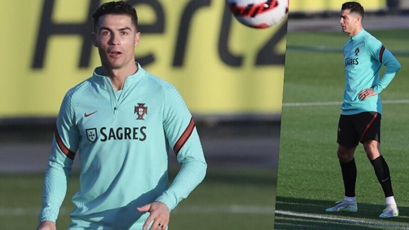 Portogallo, allenamento vista Turchia: Cristiano Ronaldo è carico