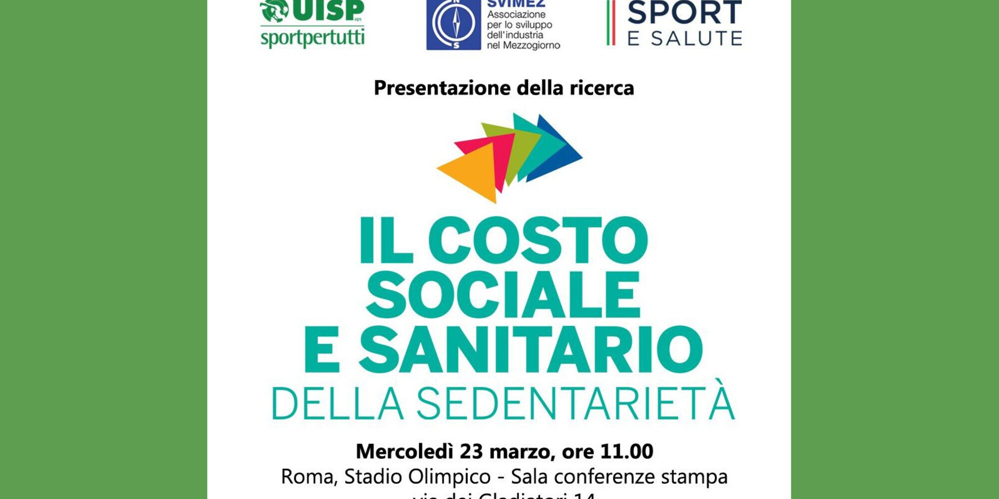 I costi sociali e sanitari della sedentarietà