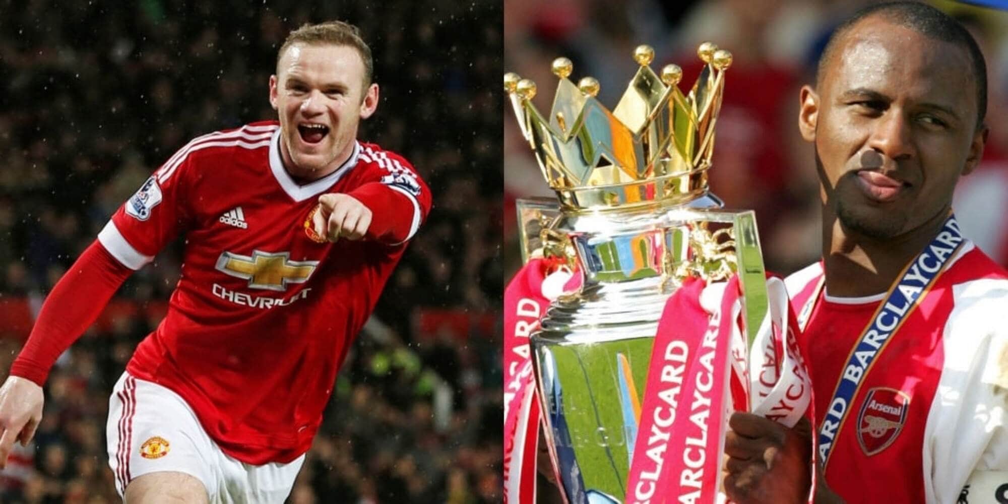 Rooney e Vieira inseriti nella Hall of Fame della Premier League