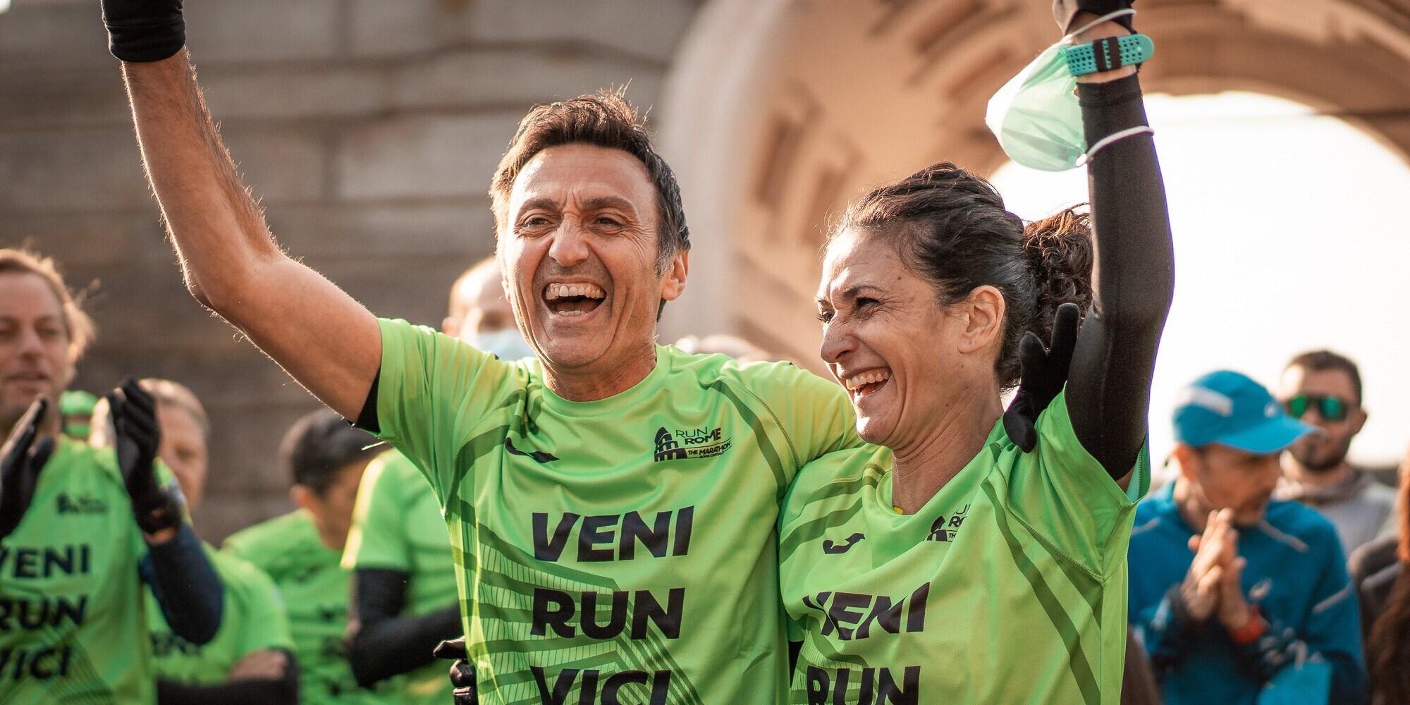 Franca Fiacconi all'Acea Run Rome The Marathon: “Fai il pieno con  Massigen Pronta Energia Sport”