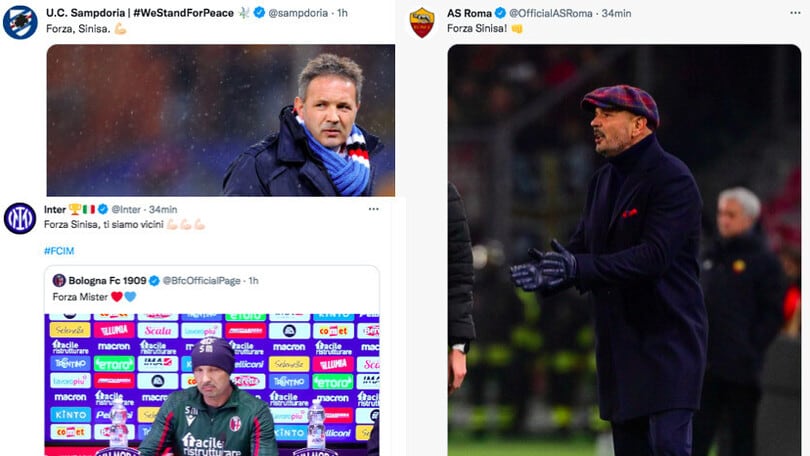 Serie A, tutti con Mihajlovic: quanto affetto sui social