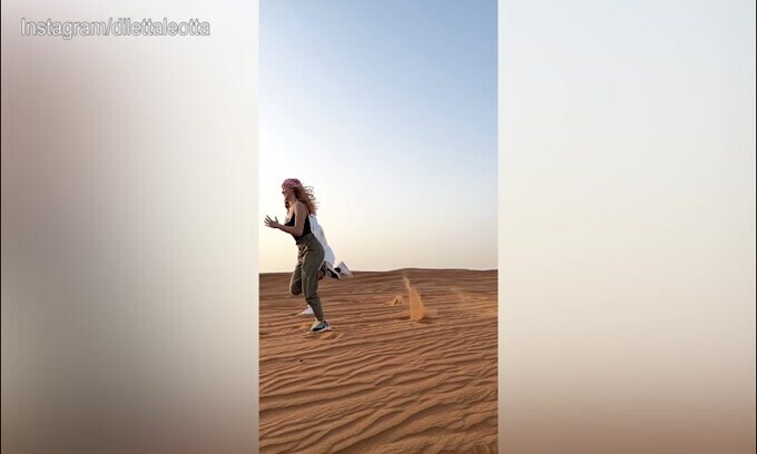 Diletta Leotta-Jacobs, sfida ad alta velocità nel deserto. Chi avrà vinto?