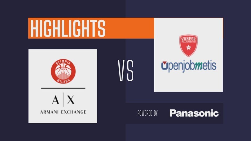 A|X Armani Exchange Milano-Openjobmetis Varese 95-77