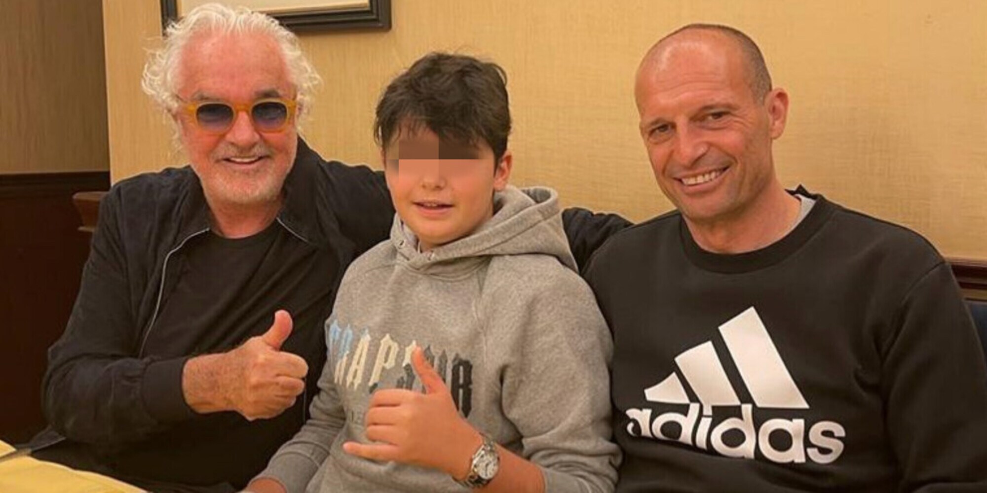 Allegri si rilassa a Montecarlo prima di Juve-Inter: incontro con Briatore