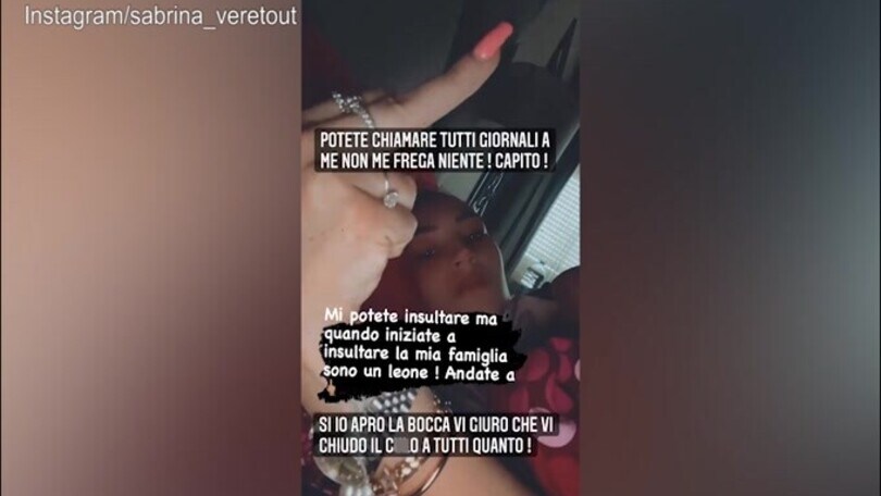 Sabrina Veretout si sfoga: "Mi potete insultare, ma andate a f*****o"