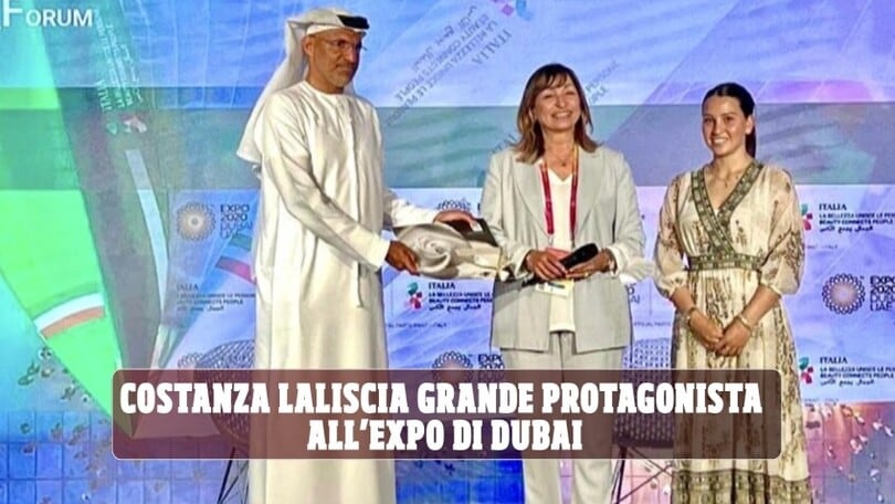 Costanza Laliscia e l'Umbria protagonisti all’Expo di Dubai