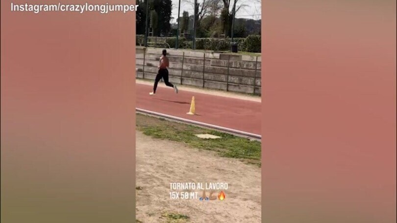 Ritorno al lavoro per Marcel Jacobs