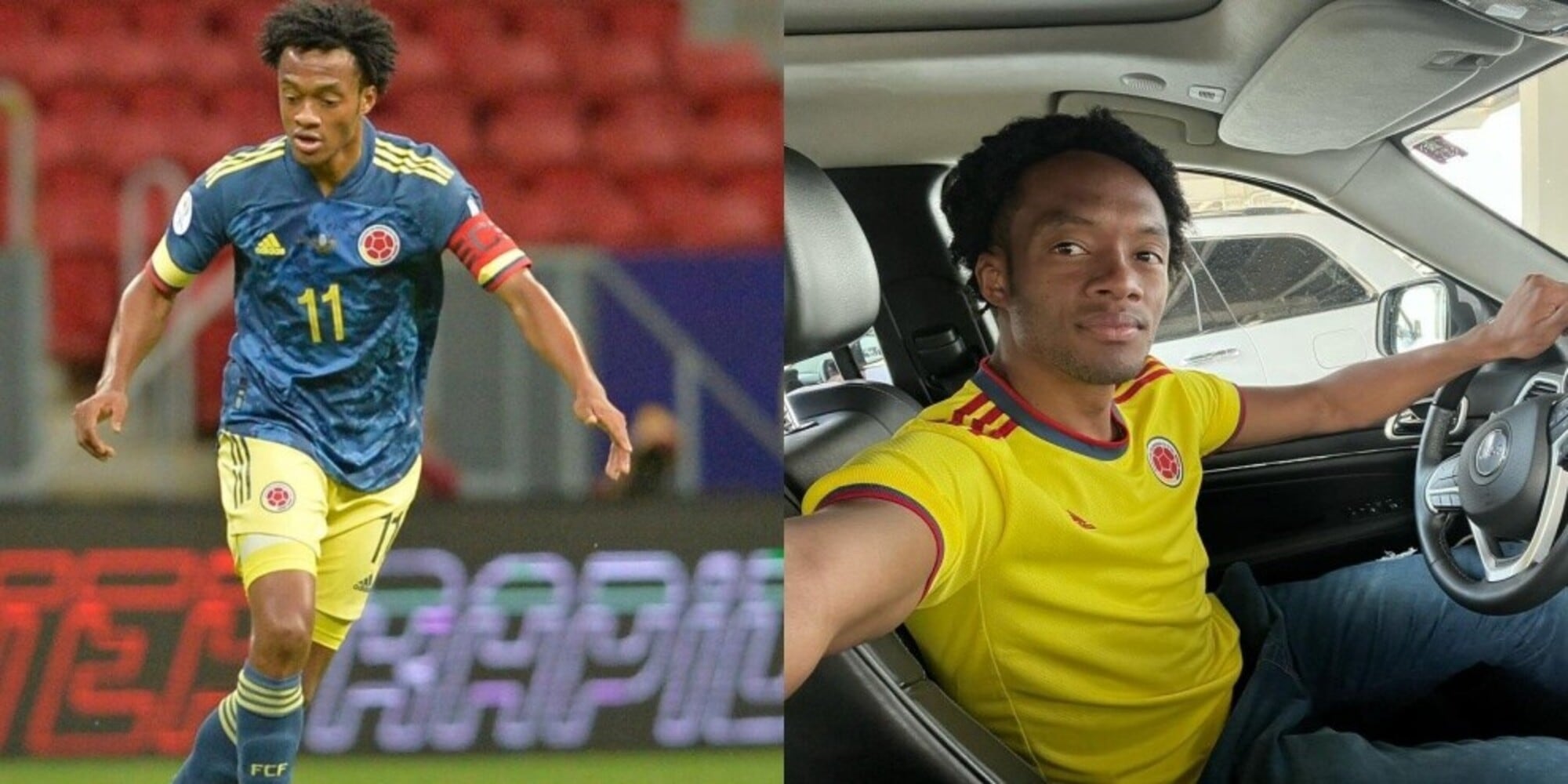 Cuadrado, tifoso speciale in Jeep: carica la sua Colombia ma poi esce dai Mondiali