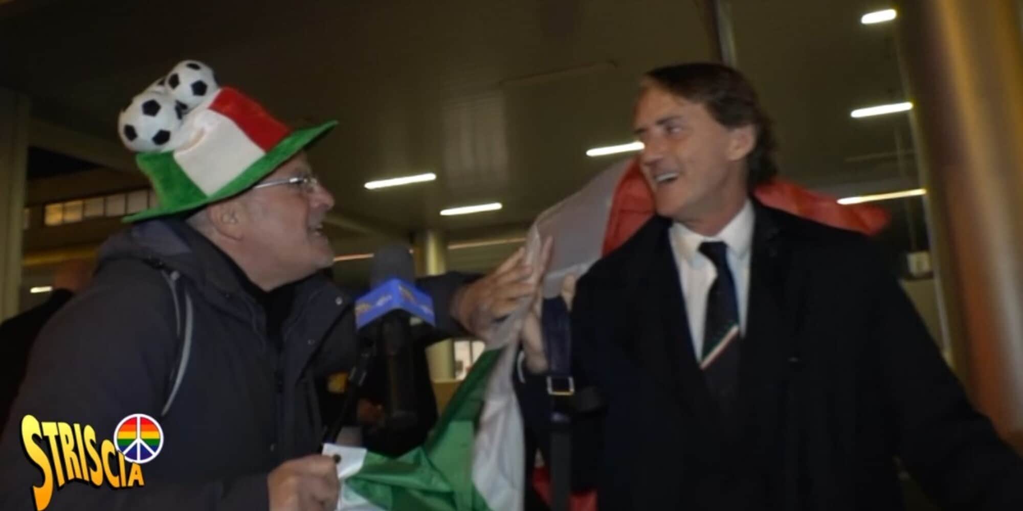 L'accoglienza di Enrico Lucci per l'Italia di Mancini