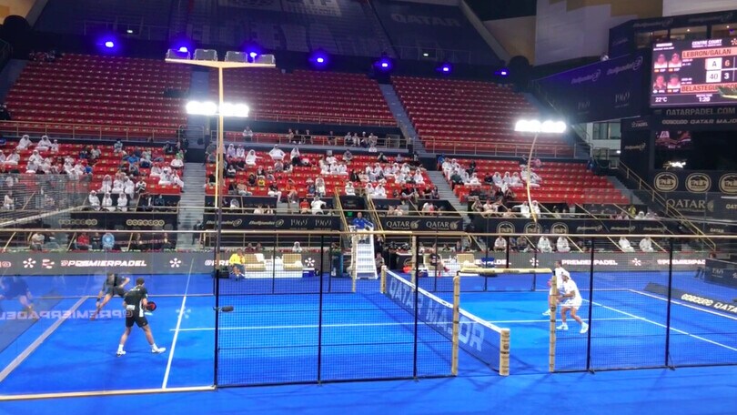 Il punto della vittoria nella sfida tra Galan/Lebron e Belasteguin/Coello