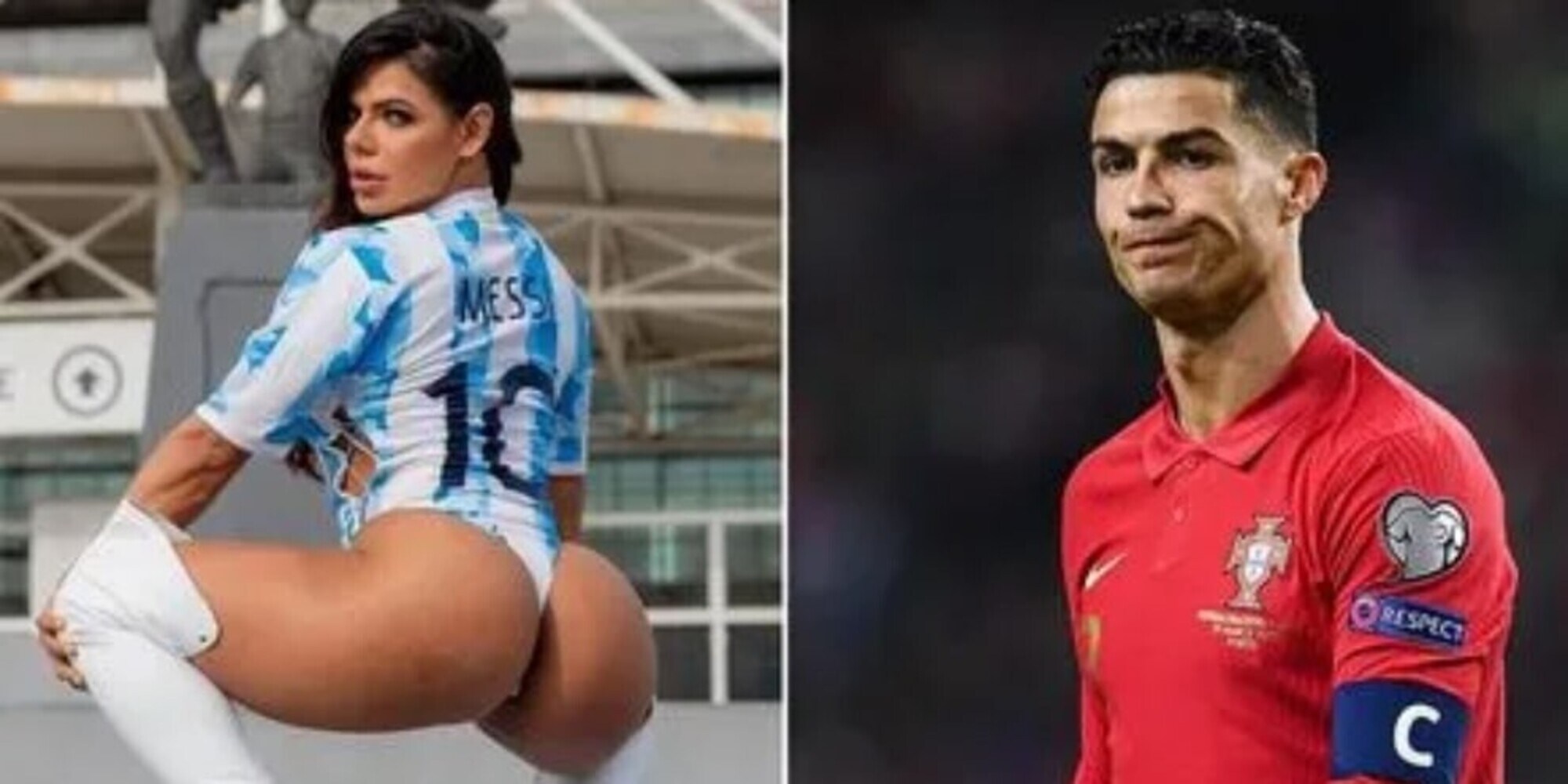 Miss Bum Bum snobba Cristiano Ronaldo, il messaggio per Messi