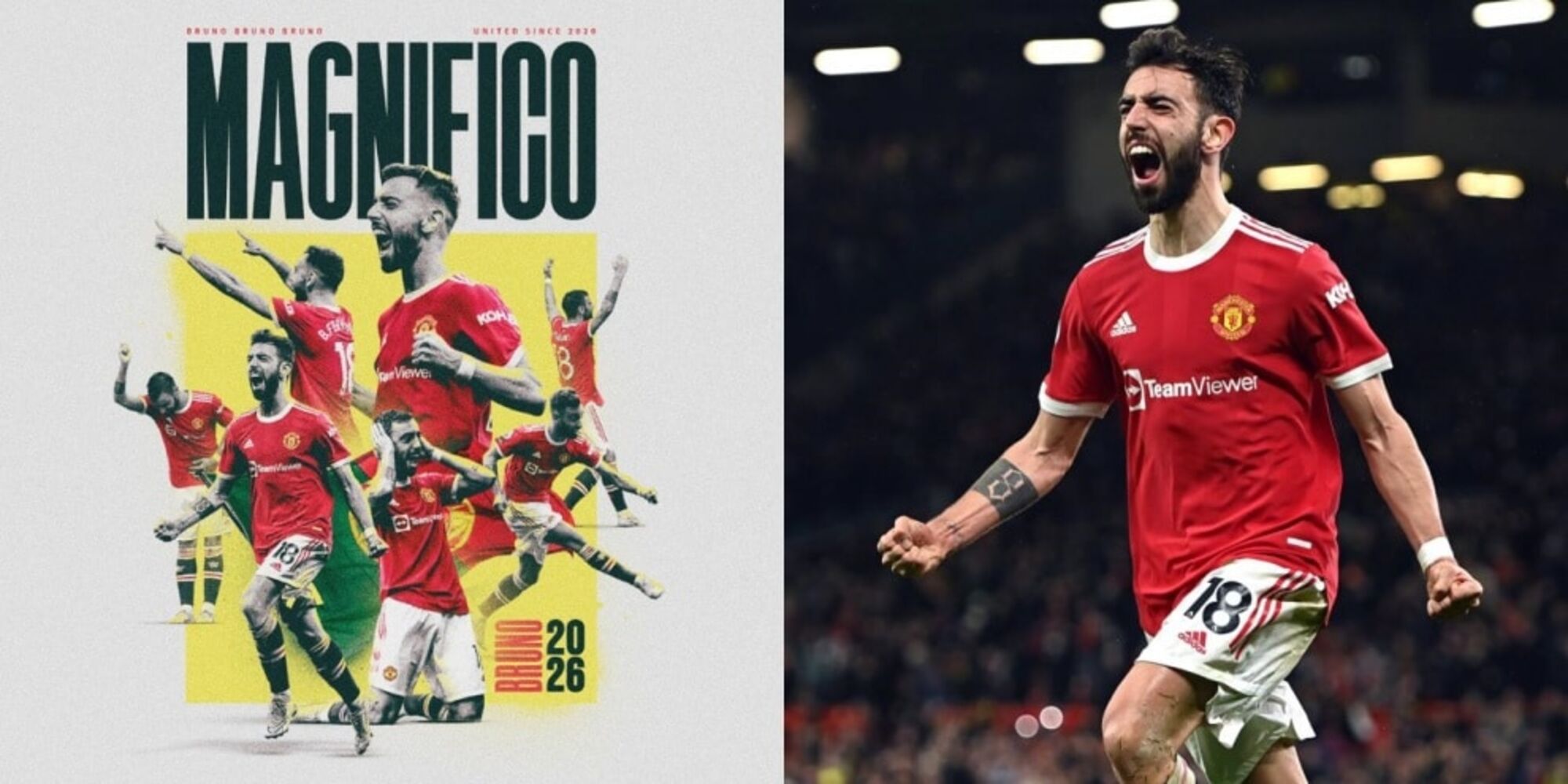 Manchester United, Bruno Fernandes rinnova fino al 2026