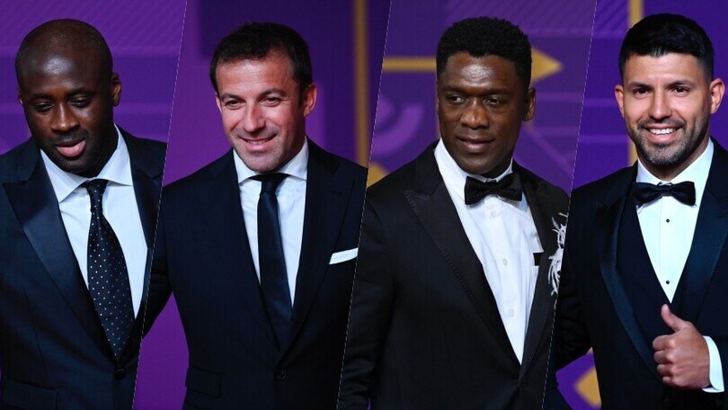 Da Del Piero a Seedorf e Yaya Touré: le star ai sorteggi di Qatar 2022