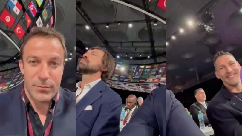 Del Piero, Pirlo e Materazzi: per i sorteggi in Qatar ci sono anche i Campioni del 2006