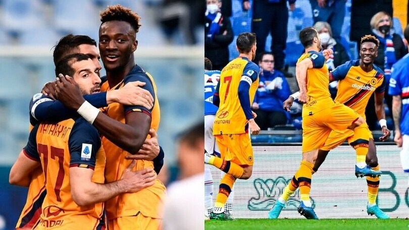 La Roma vola con Mkhitaryan: Mourinho batte la Sampdoria