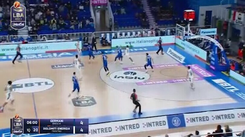 Germani Brescia - Dolomiti Energia Trentino 86-62