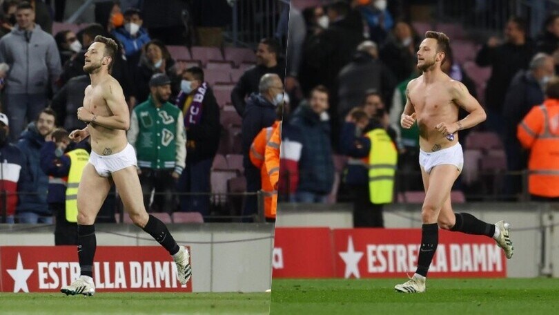 Rakitic in mutande al Camp Nou: è "colpa" dei tifosi del Barcellona