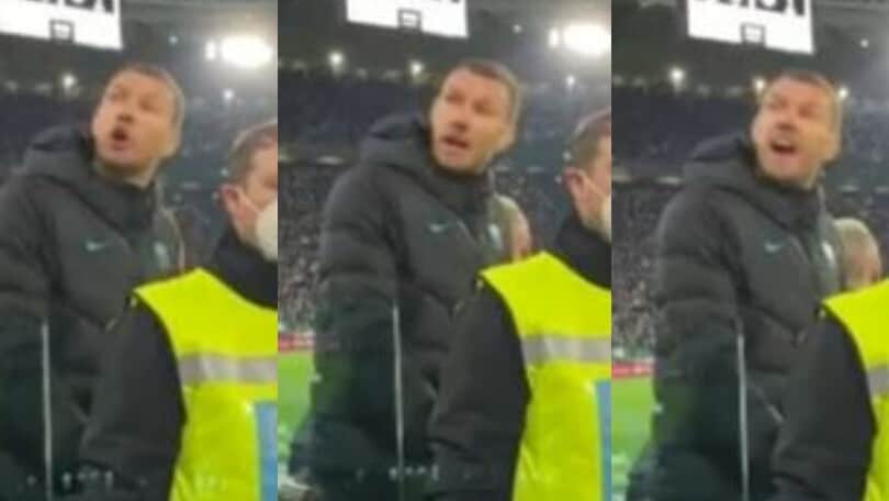 Juve, scintille tra Dzeko e un tifoso allo Stadium