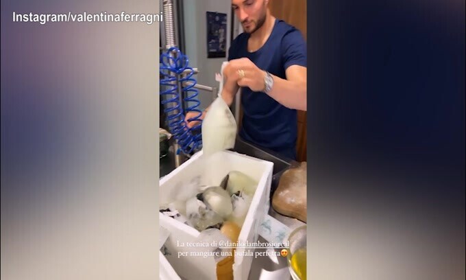 D'Ambrosio cucina per Valentina Ferragni e svela i segreti della mozzarella...