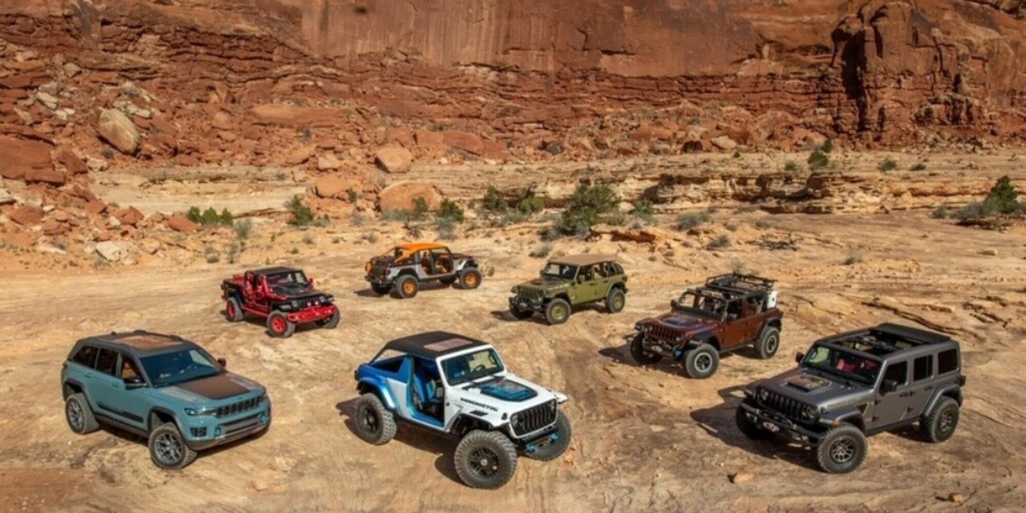 Jeep, con sette nuovi concept all'Easter Safari 2022