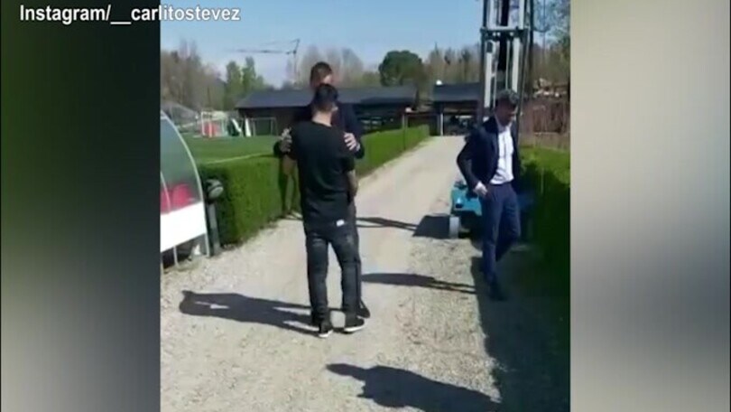 Milan, ecco l'incontro tra Maldini e Tevez
