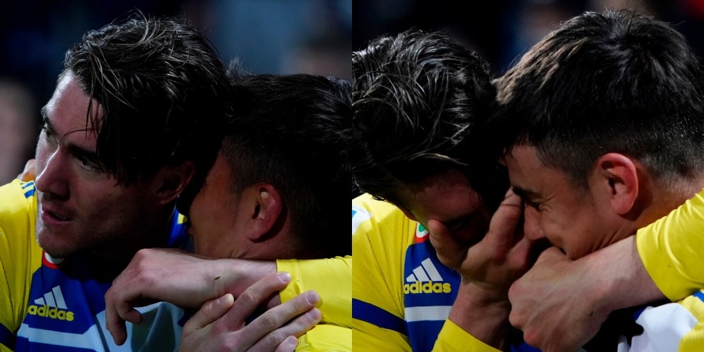 Vlahovic e Dybala, che intesa! L'esultanza infiamma i tifosi della Juve