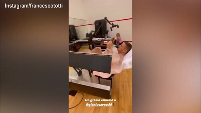 Totti, ecco la bicicletta miracolosa di Vacchi