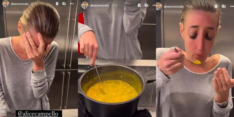 Casa Morata, nuovo episodio in cucina tra Alvaro e Alice VIDEO
