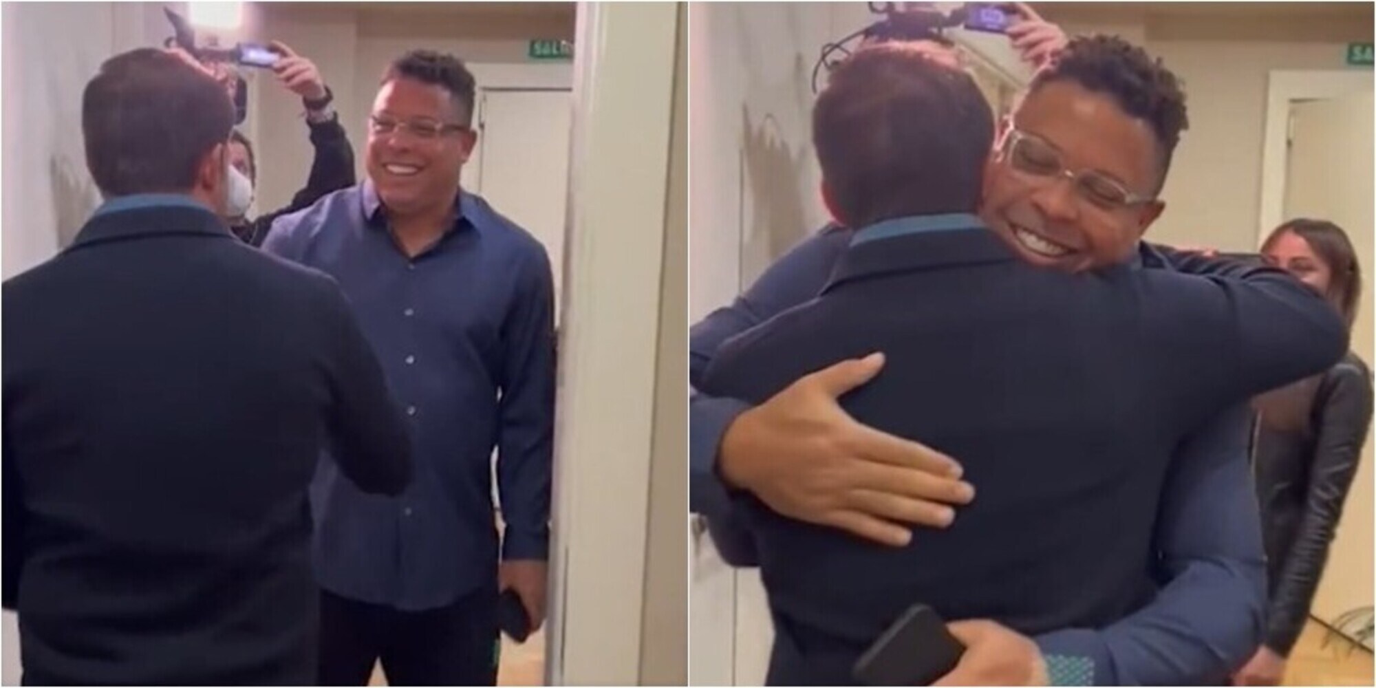 Del Piero-Ronaldo, l'incontro diventa virale sui social