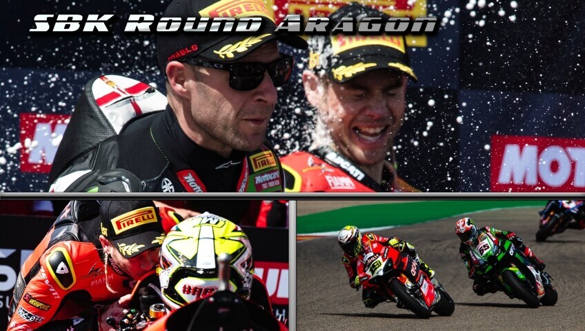 SBK, il Round di Aragon si chiude nel segno della Ducati