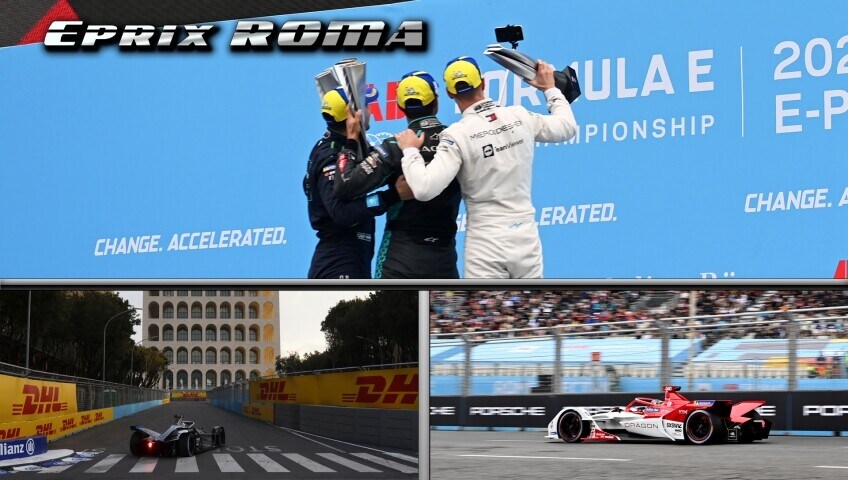 ePrix Roma gara1: Jaguar che ruggito per Evans, Giovinazzi solo 18°