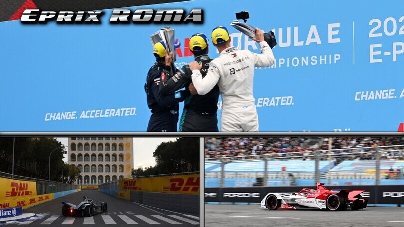 ePrix Roma gara1: Jaguar che ruggito per Evans, Giovinazzi solo 18°