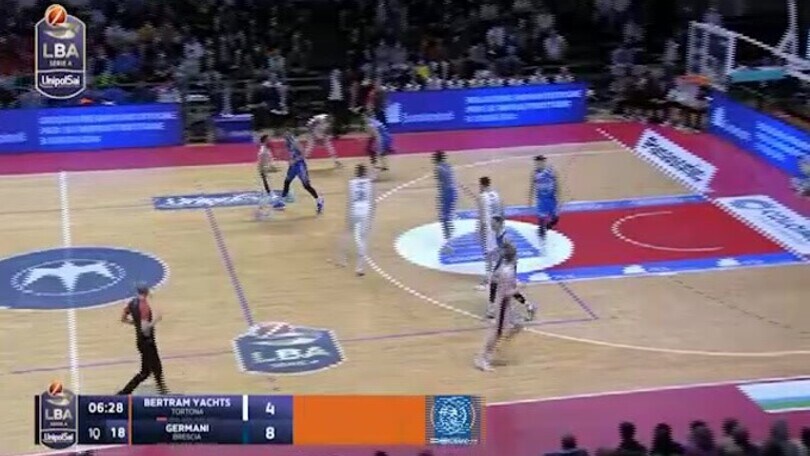 BERTRAM BASKET TORTONA 81 - 74	GERMANI BRESCIA